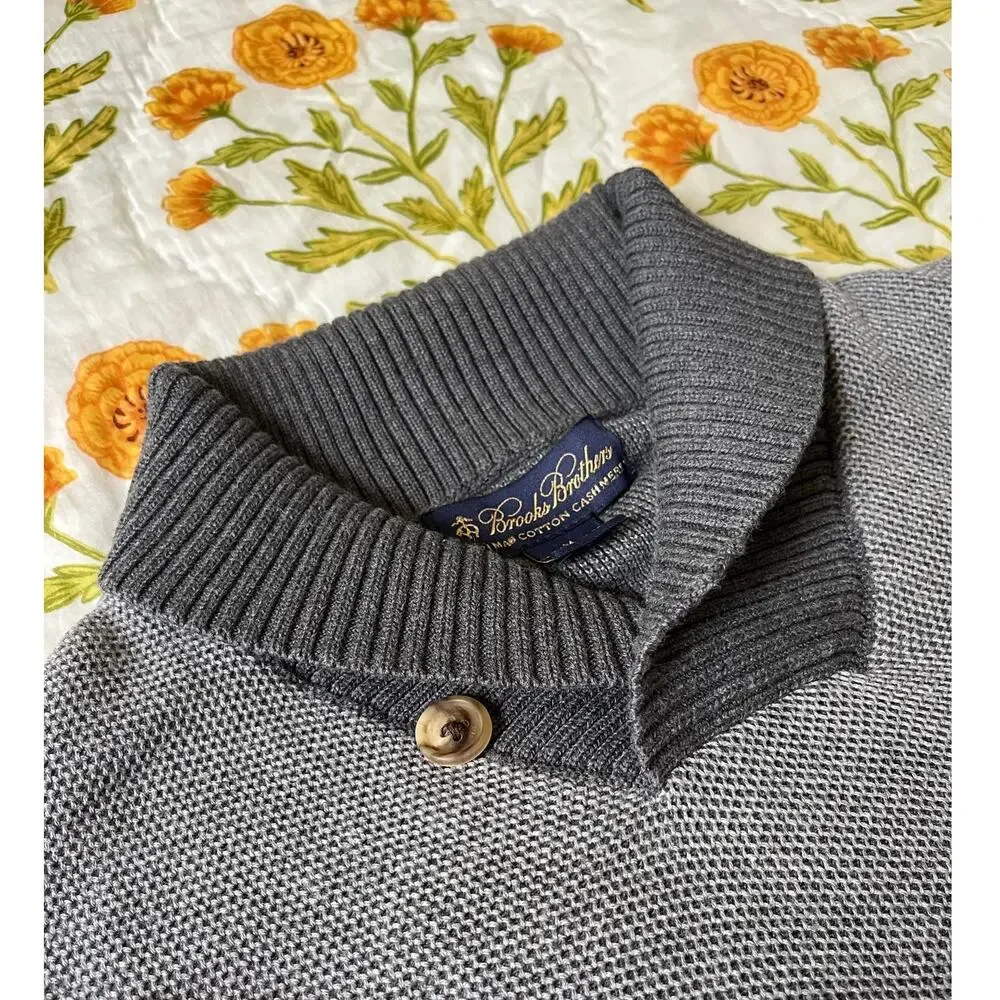 Brooks Brothers Shawl-Collar Sweater - Picture 4 of 11